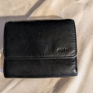 Fossil Genuine Leather Wallet Black